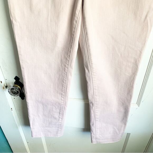 Soft Surroundings Pink Blush Pull On Raw Hem Jeggings Stretch Jeans Size Small S - Picture 9 of 16
